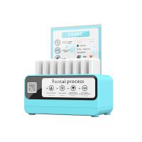 ROHS a partagé la station de charge de location de restaurant de la banque 5000mah de puissance