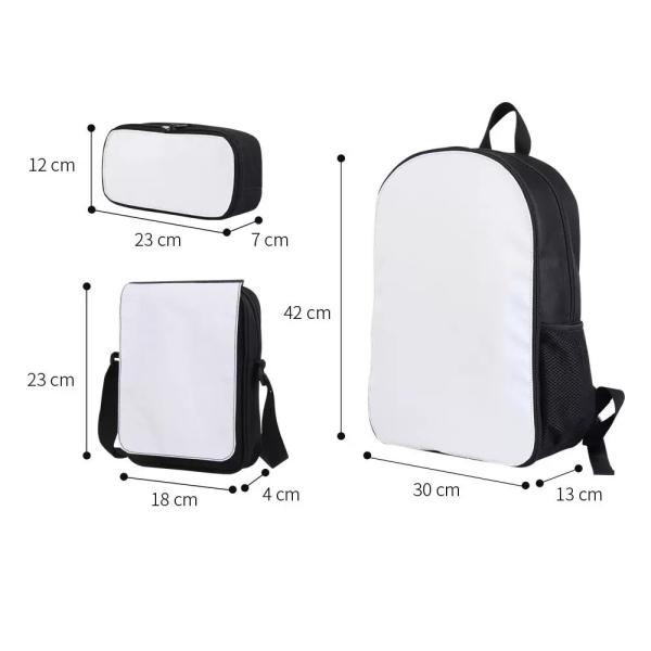 Multifunctional Big Capacity Blank Sublimation Backpack DIY Personalized LOGO