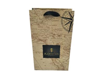 La conception unique a personnalisé des sacs de cadeau de sac de papier avec la poignée pour l'achat
