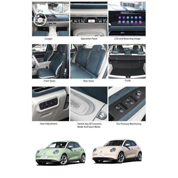 Седан мини электромобиль Автомобили высокой скорости Малый электрический седан Ora Cat Для взрослых