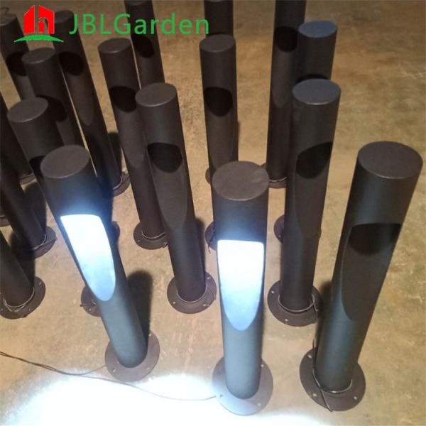 Rusty Corten Garden Lights Metal Waterproof LED Landscape Lawn Bollard Light Rust Color