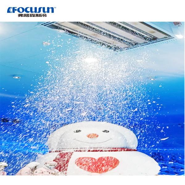 PLC Touch Screen Control Snow Blower for Restaurant Ambiance Stainless Steel Material