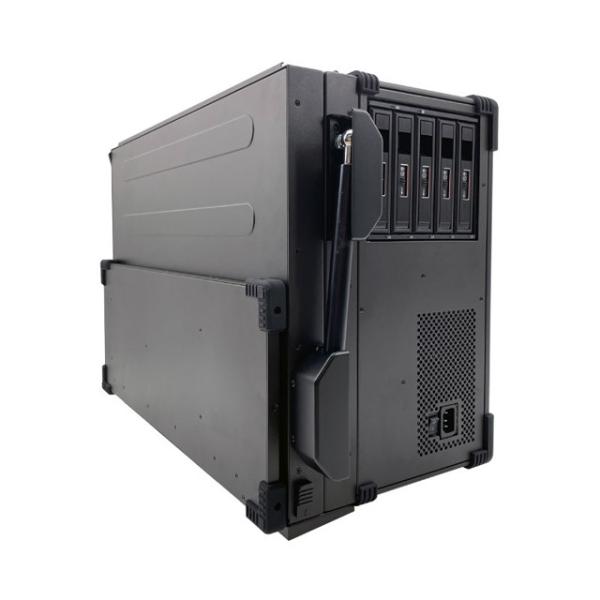 Dual Screen Industrial Laptop Computer Multifunction Rugged Embedded PC Systems