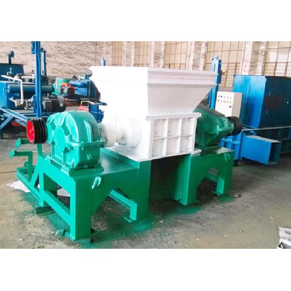 PC Auto Control Commercial Tire Shredder / Tire Crushing Equipment CE Certificat
