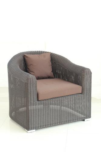 Modern Dark Brown Meeting Room Sofa Set , Wicker Furniture Set