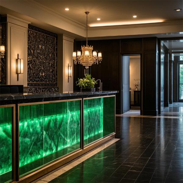 Elevate Your Design with Tempered Art Jade Glass The Perfect Choice for High-End Residential and Commercial Projects