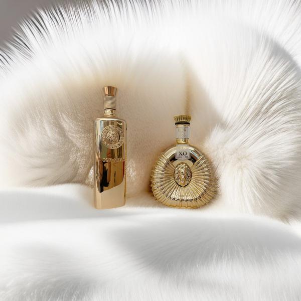 Вакуум ODM, бутылка духа 750ml, гальванизируя Metalization/гальванизирование/электрофорезное покрытие