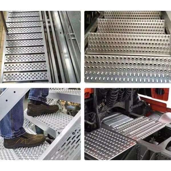 Traction Crocodile Mouth Anti Slide Plate Anti Skid Metal Plate For Stairs And Floors