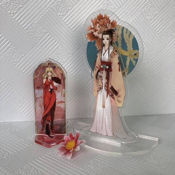 CMYK Print Anime Gift Set Magnetic Custom Acrylic Standees