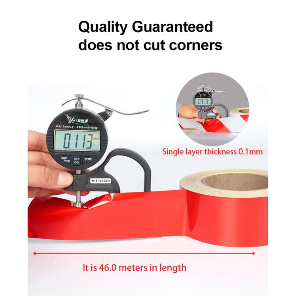 Reflective Tape Outdoor Waterproof Warning Reflector Tape Night Safety Stickers Reflective Tape For Trailer Vehicle Clothing