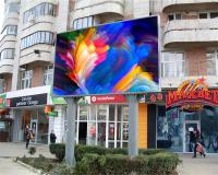 P4 Publicidade ao ar livre de alta luminosidade Full Color HD LED Rental Screen
