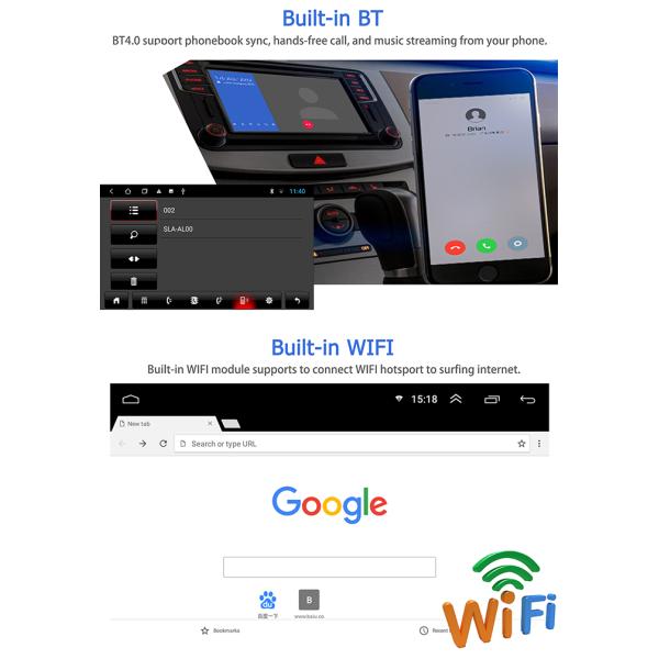 10.1 дюймовый 2DIN Шнур WIFI IPS BT GPS Android 10 Автомобильное радио для VW Golf Sportsvan 2012-2017