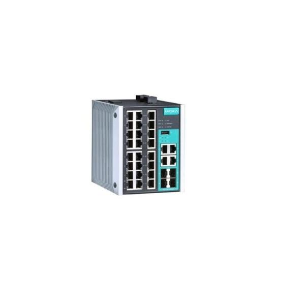 Moxa EDS-528E Series switch 24+4G-port Gigabit managed Ethernet switches  Layer 2 Managed Switches