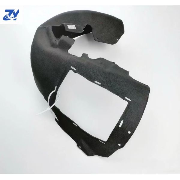 Wheel cover lining nylon wool composite front wing plate lining suitable for McLaren 650S Coupe Spider auto parts black