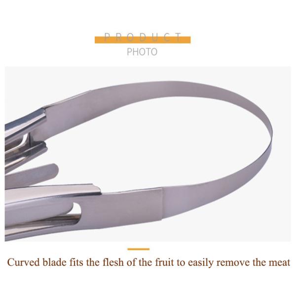Stainless Steel Kitchen Tool for Sustainable Digging of Fruits and Removing Mango Seeds