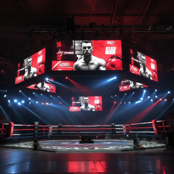 Большие светодиодные рекламные щиты стадионов AC220V / 50Hz 16.7M Цвета