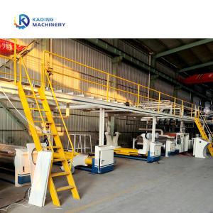 100m/Min Carton Box Manufacturing Machine With Single Facer For 3 Ply Paperboard