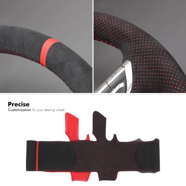 Hand Stitching Steering Wheel Cover for Mazda 3 2020 Protect and Personalize Your Car