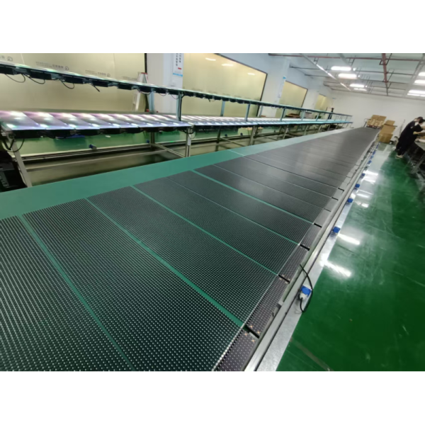 P3.91 Pixel Pitch Flexible LED Film Display with IP45 Protection and 12V Power Supply for Glass Window Advertising