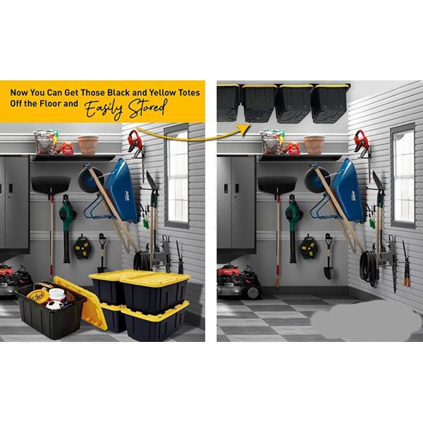 Потолочная стальная стойка для гаражных верхних контейнеров для хранения