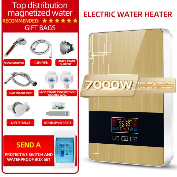 Bathroom Instant Hot Water Heater Electric Heating Water Boiler