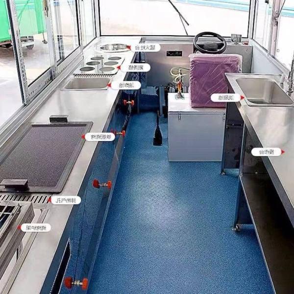 600kg Wide Output Range Long Working Life Food Trailer Airstream