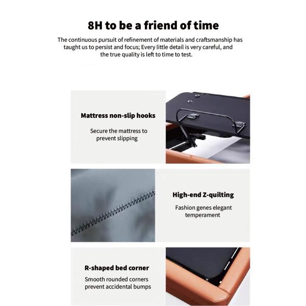 Adjustable Smart Mattress for Better Sleep 8H 5D Massage Vibration and Remote Control