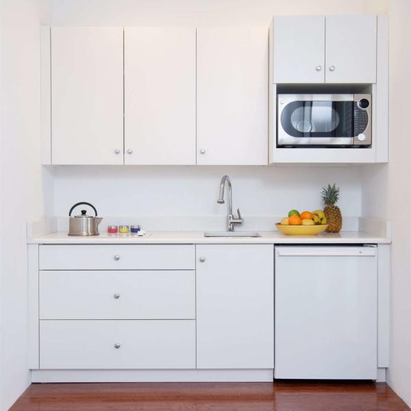Modern Style Matt Finish Melamine Kitchen Cabinet For Apartment