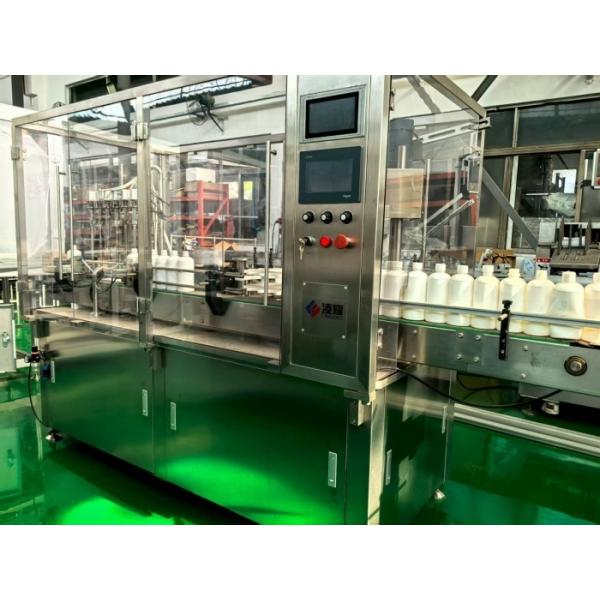 Vial Liquid Filling Machine with 5-1500ml Capacity Featuring No Bottle No Wash and Automatic Alarms