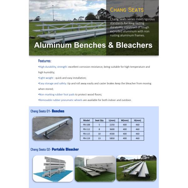 PP / HDPE Plastic Seats Demountable Metal Bleacher For Football Stadium Seating And Grandstand Seating With Customized Size