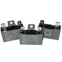 CBB61 Condensateur de climatisation 250V 3.5mfd S3 Condensateur de climatisation avec oreille en fer plié 10000 heures