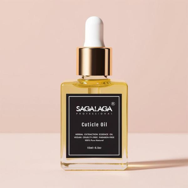 Roller Private Label Fruit Nail Cuticle Revitalizer Oil in 15ml Clear Bottle With Dropper Custom Logo for Bulk Purchase