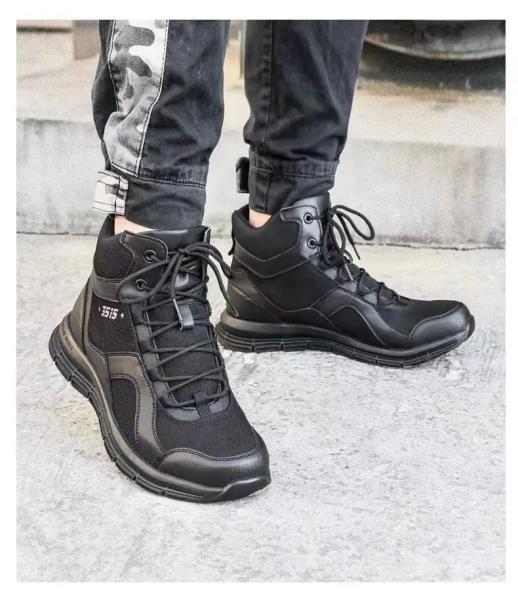 Outdoor men non-slip wear-resistant short boots training desert boots tactical boots