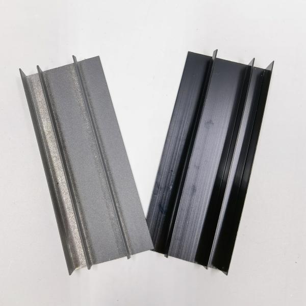 Oxidized Smooth Anodized Aluminum Extrusion Profiles For Door Frame