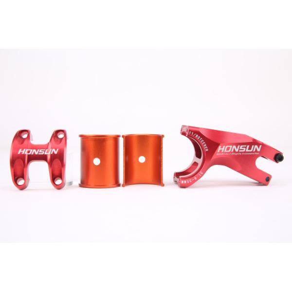 Red 2021 MTB Colorful Stem Alloy 31.8/35*70mm 17 degree for XC AM Road Bike Handlebar