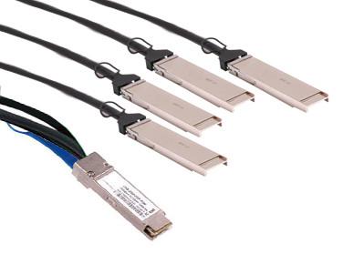 Direct Attach Cable Copper AOC DAC Cable 100G QSFP28+To 4x25G SFP28