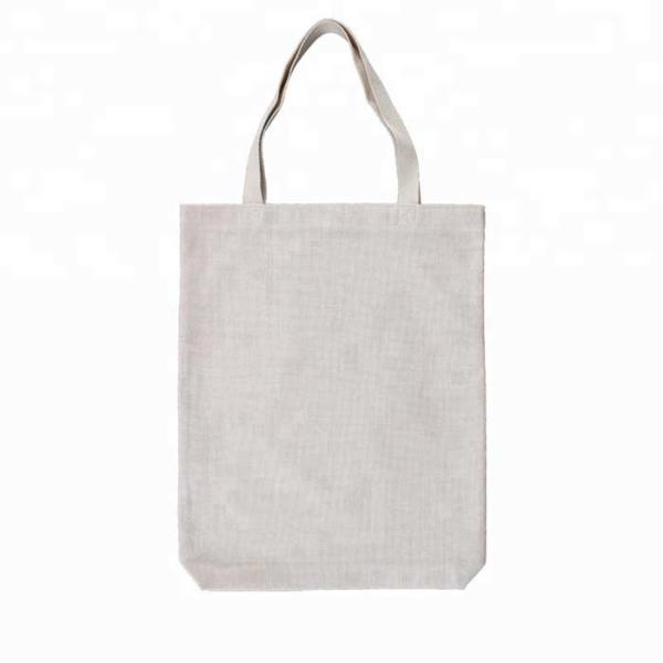 Different Sizes Of Simple Linen Blank Tote Bags For Sublimation Printing