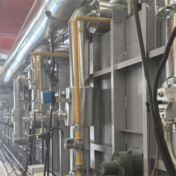 50-200 m/min de vitesse ligne de revêtement de bobine de chauffage électrique pour la fabrication de bobines d'acier
