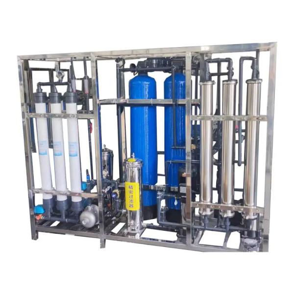 1.5tph 2xFRP Tanks Brackish Water Reverse Osmosis Water Plant For Farm Industry