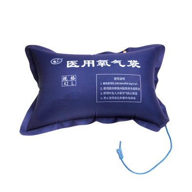 Blue / Orange Consumable Medical Supplies Medical Oxygen Bag With Good Airtightness