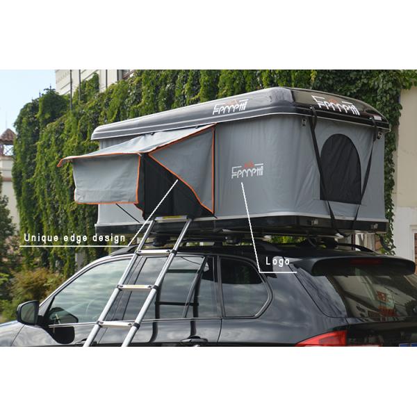 Canvas Fabric Single Layer Mechanically Operated Hard Shell Roof Tent