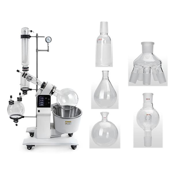 Трубка 3 слоев роторного испарителя RE200-Pro 20L цифров промышленная конденсируя