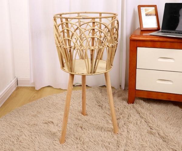 Best Home Decor Popular Rattan Plant Stand, Planter Holder Wholesale