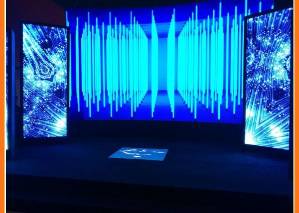 Fase alugado conduzida interna P4.81mm da placa de exposição com o painel de alumínio fino super