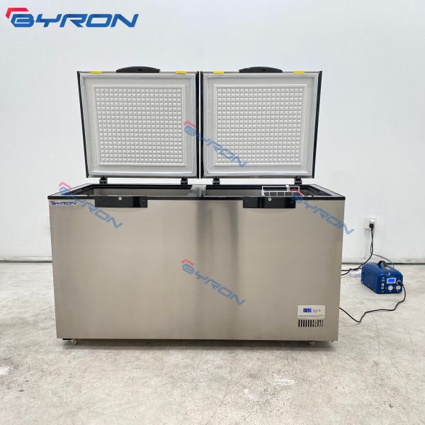Stainless Steel Ice Cream Chest Freezer Supermarket Ice Cream Deep Freezer
