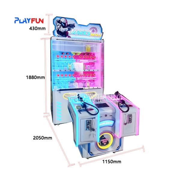 Playfun new MARKS MAN arcade gun shooting prize games machine