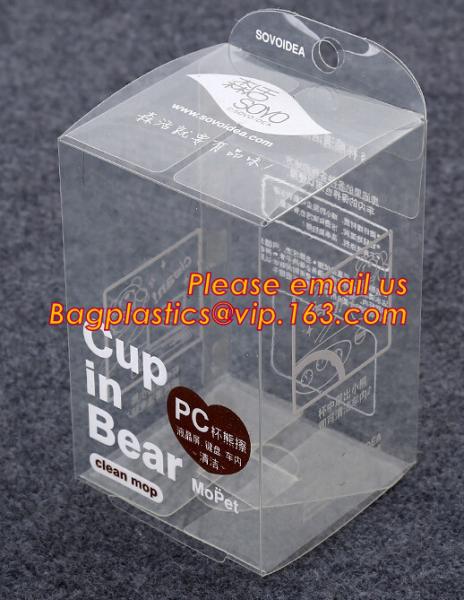 transparent plastic box, High quality custom design logo printing clear plastic box wholsale,plastic packaging box,pet
