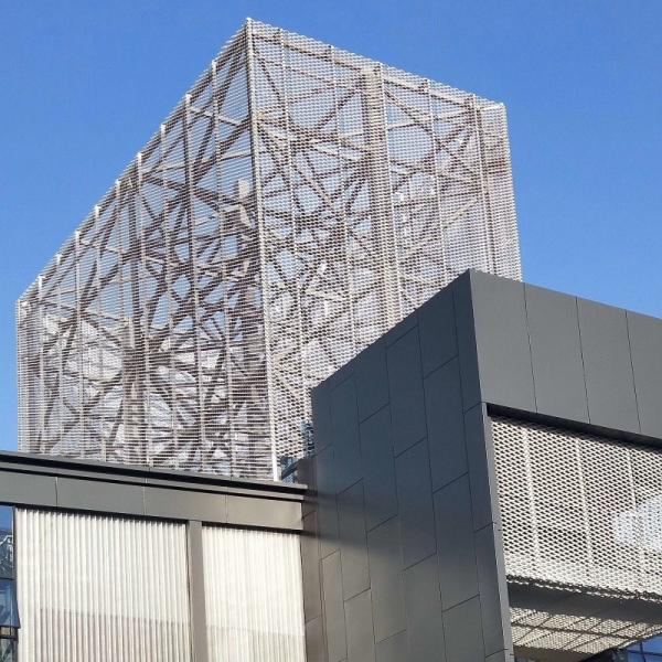 Anodized Expanded Aluminium Mesh Sheets 4 Feet*8 Feet For Facade Cladding