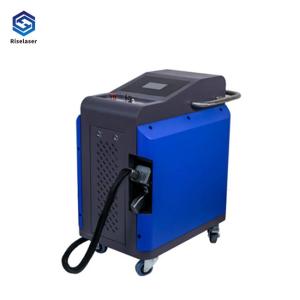 refrigerar do ar/água da máquina da limpeza do laser da fibra 100W para a oxidaç