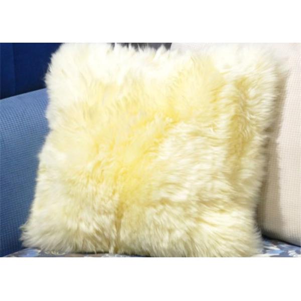 Подушка сидения Ламбсвоол домашнего автомобиля декоративная теплая с покрашенными шерстями срезанными Мерино